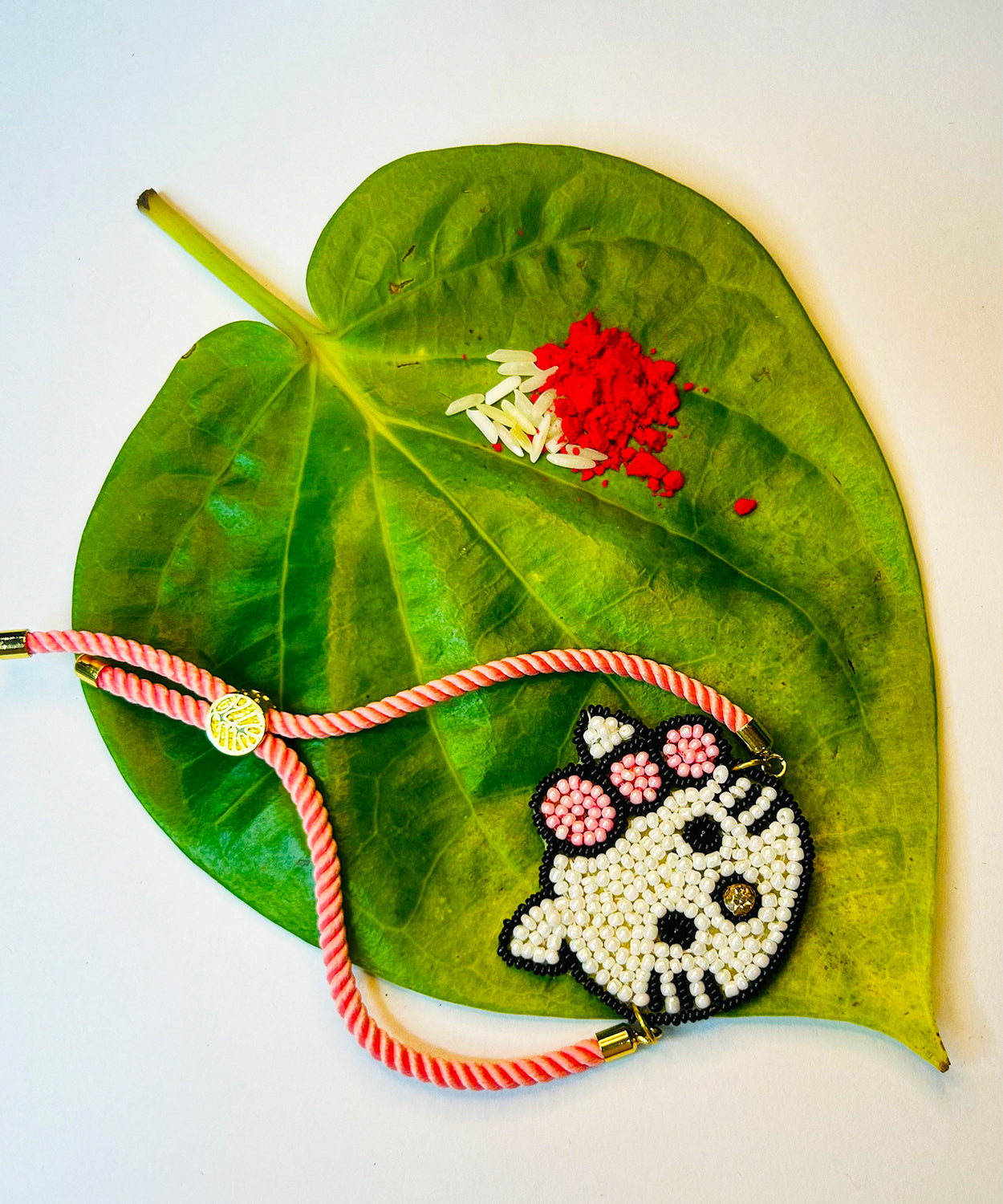Wish a Print,Hand Embroidered Hello Kitty Rakhi,Rakhi – Little Tags