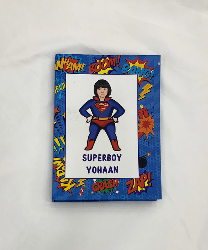 Stylish Returns,Personalised Superman Notebook,Notebook – Little Tags