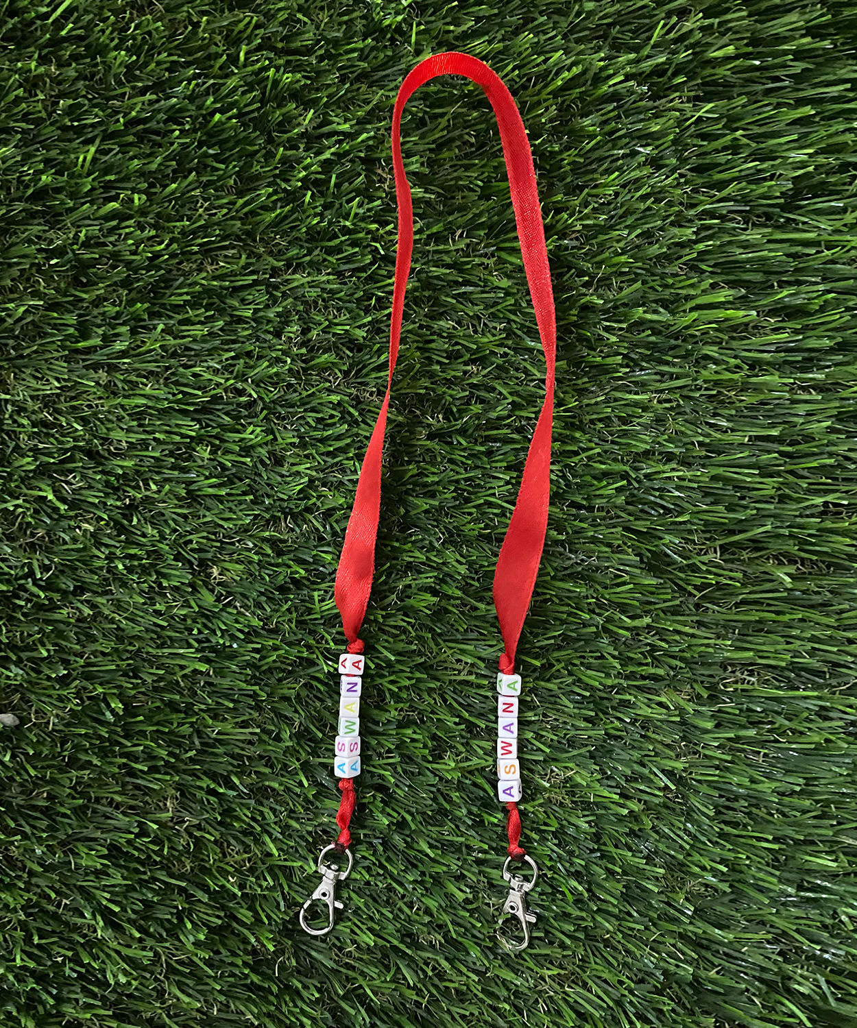 Personalized Ribbon Mask Chain