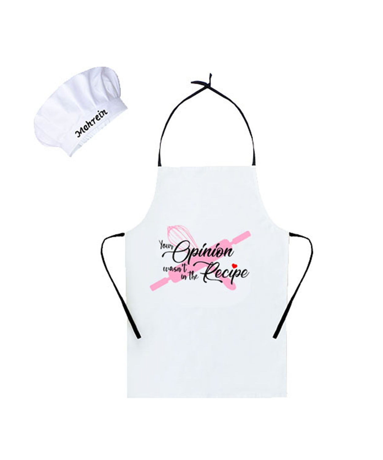 Chef Apron With Personalised Cap For Kids