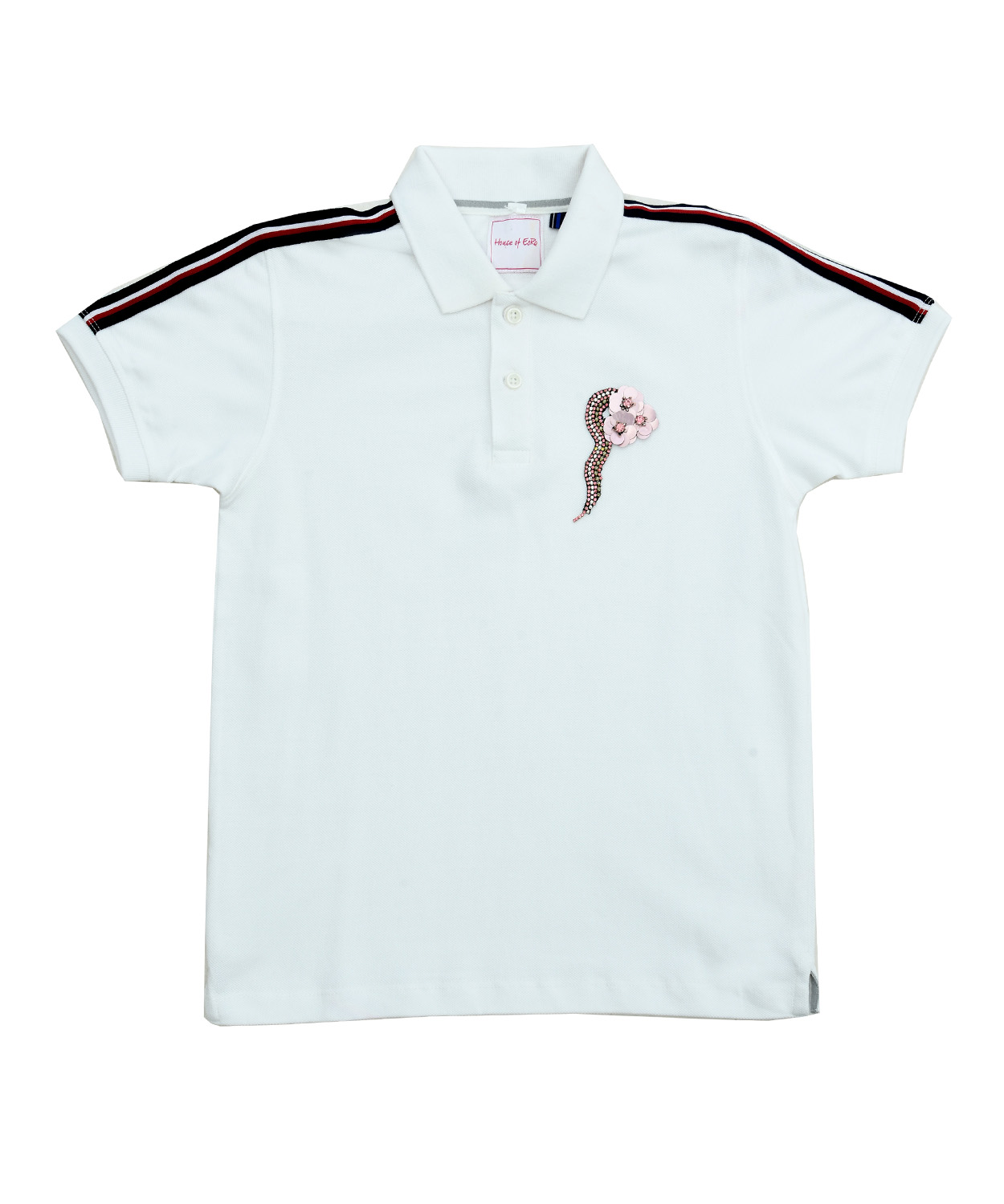 Premium Kids Cotton Polo Collection,Hand Embellished Motifs