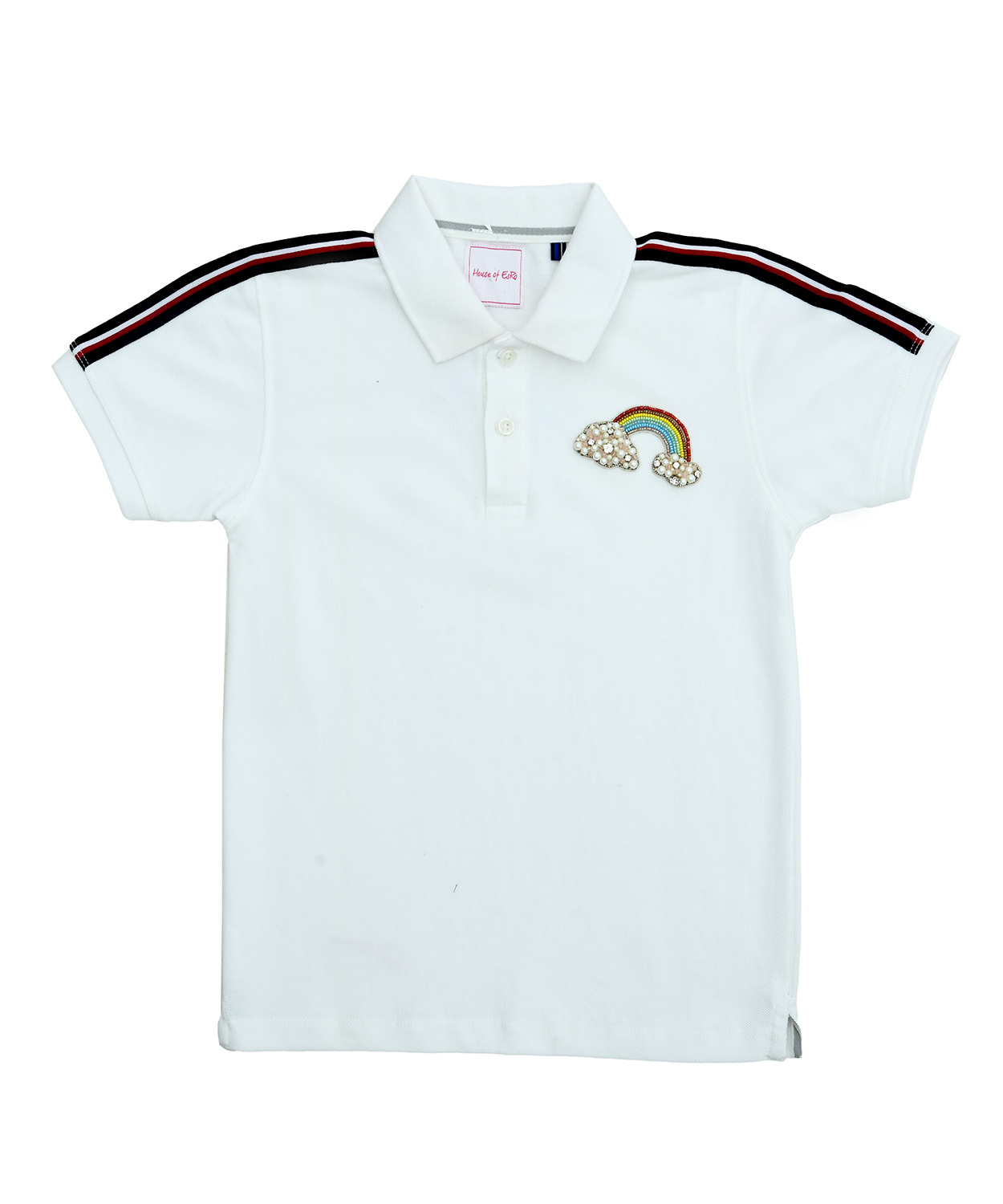 Premium Kids Cotton Polo Collection,Hand Embellished Motifs