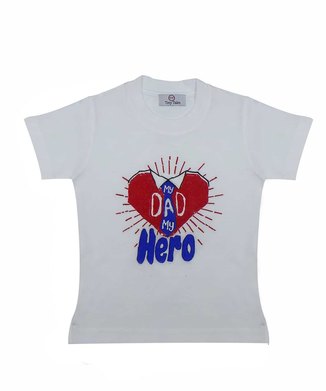 Fathers Day Special Unisex Big heart T- shirt