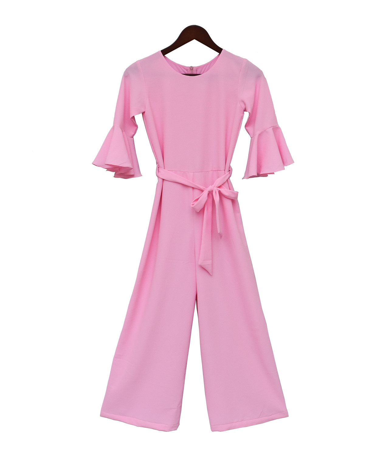 Pink Georgette Jumpsuit