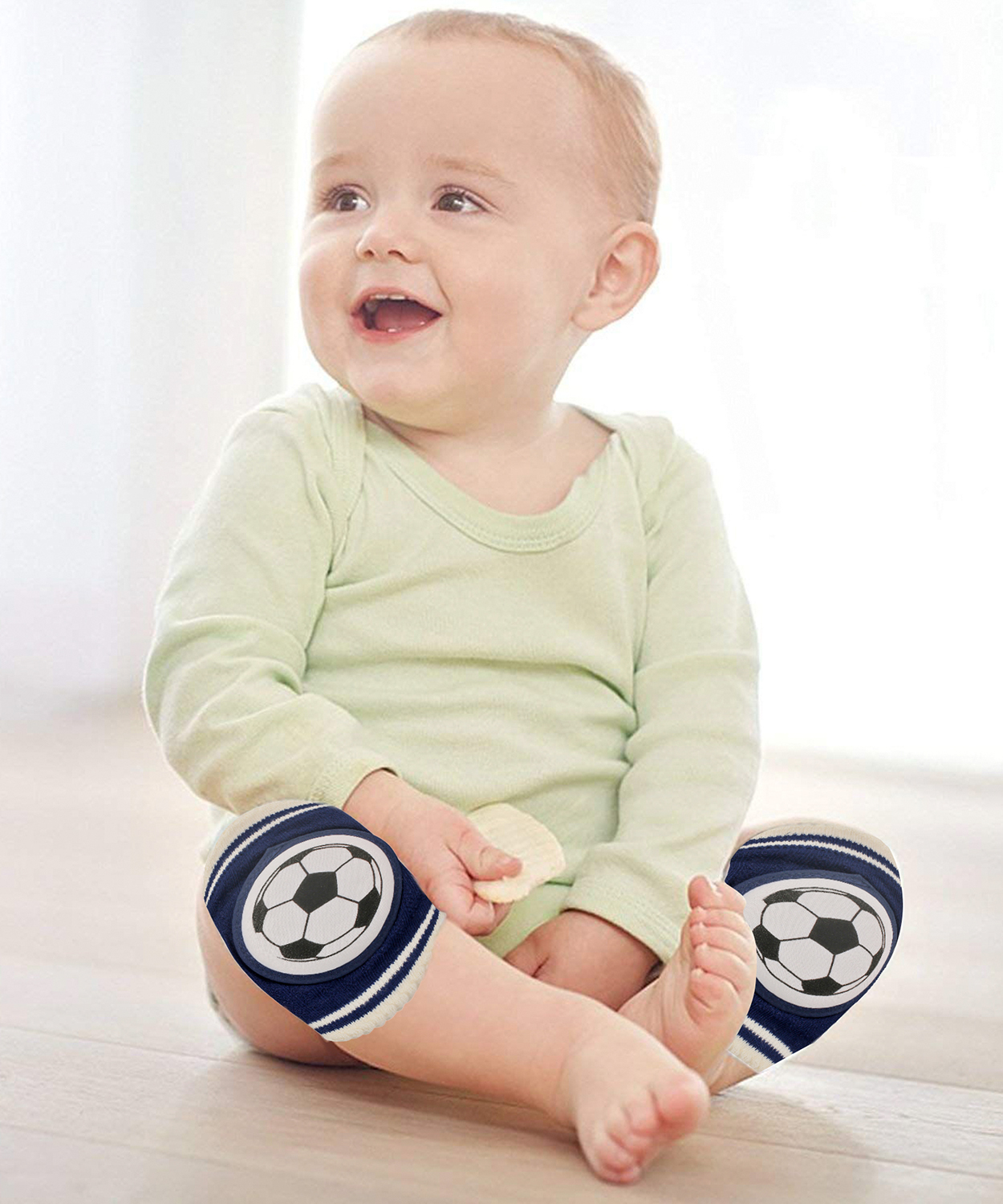 Baby Moo Soccer Navy Blue Kneepad