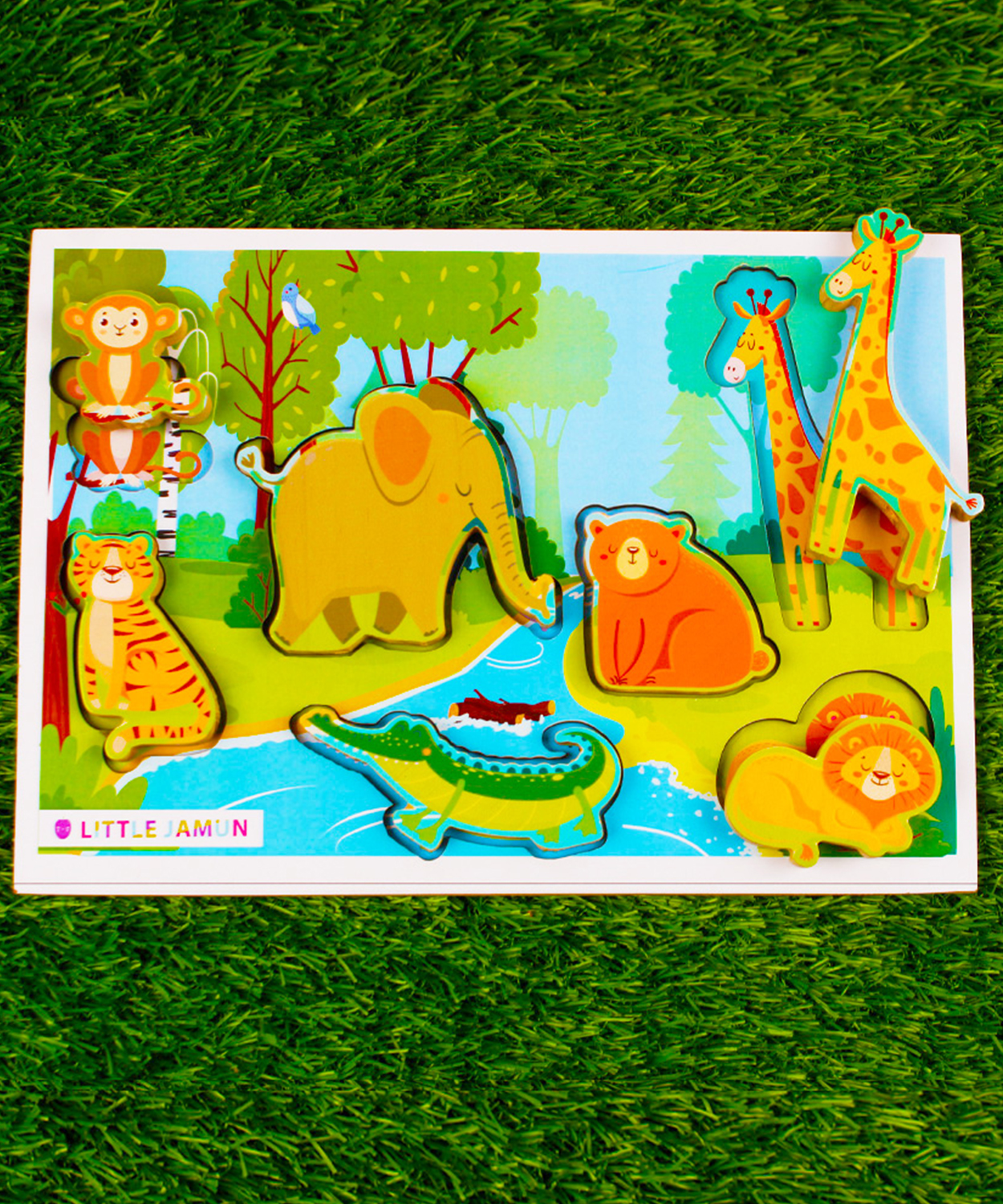 Wild Animals - 3 In 1 Chunky Puzzle 
