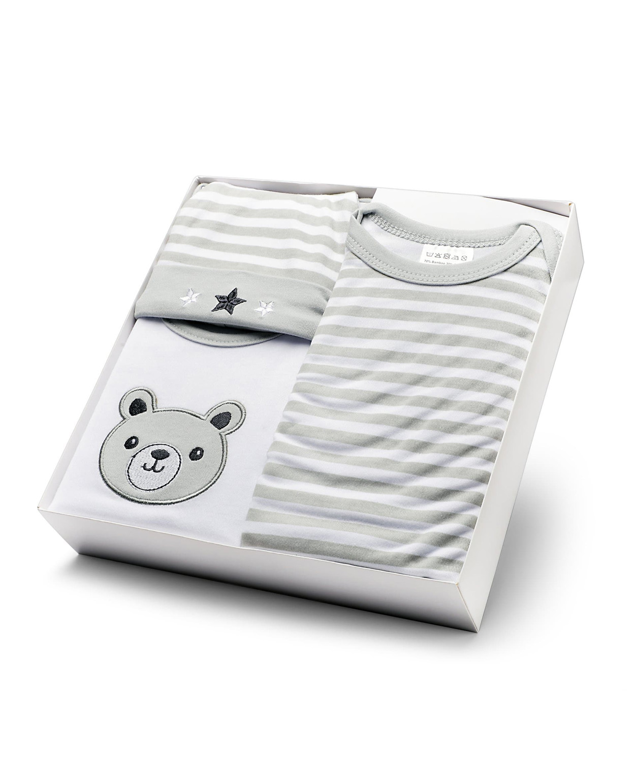 Bamboo Baby Welcome Kit Bear Fun (3 Pieces Layette)