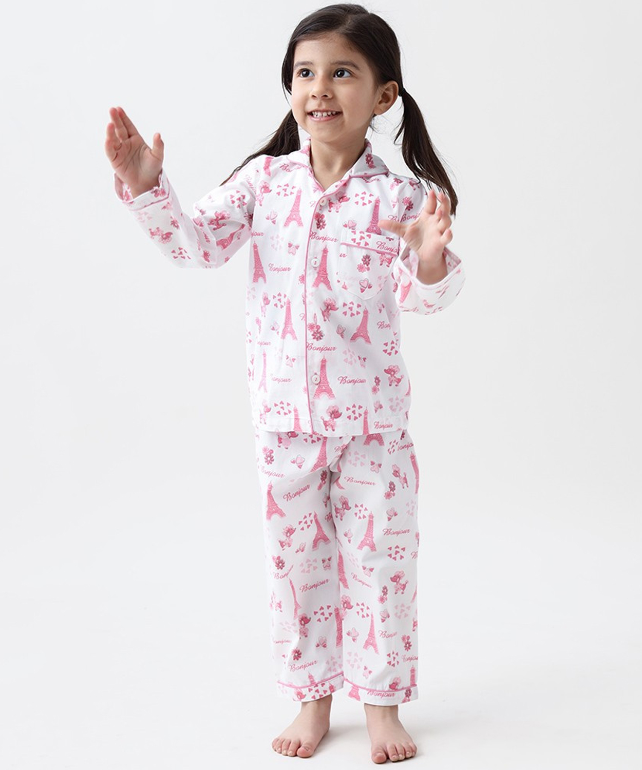 Personalised Paris Pajama Set For Kids