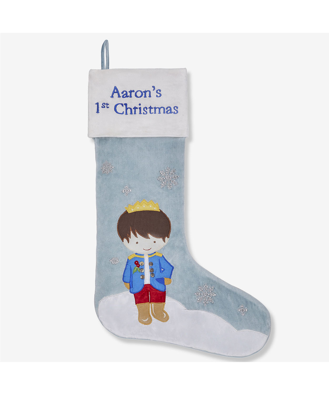 Personalised My Prince Luxe Stocking