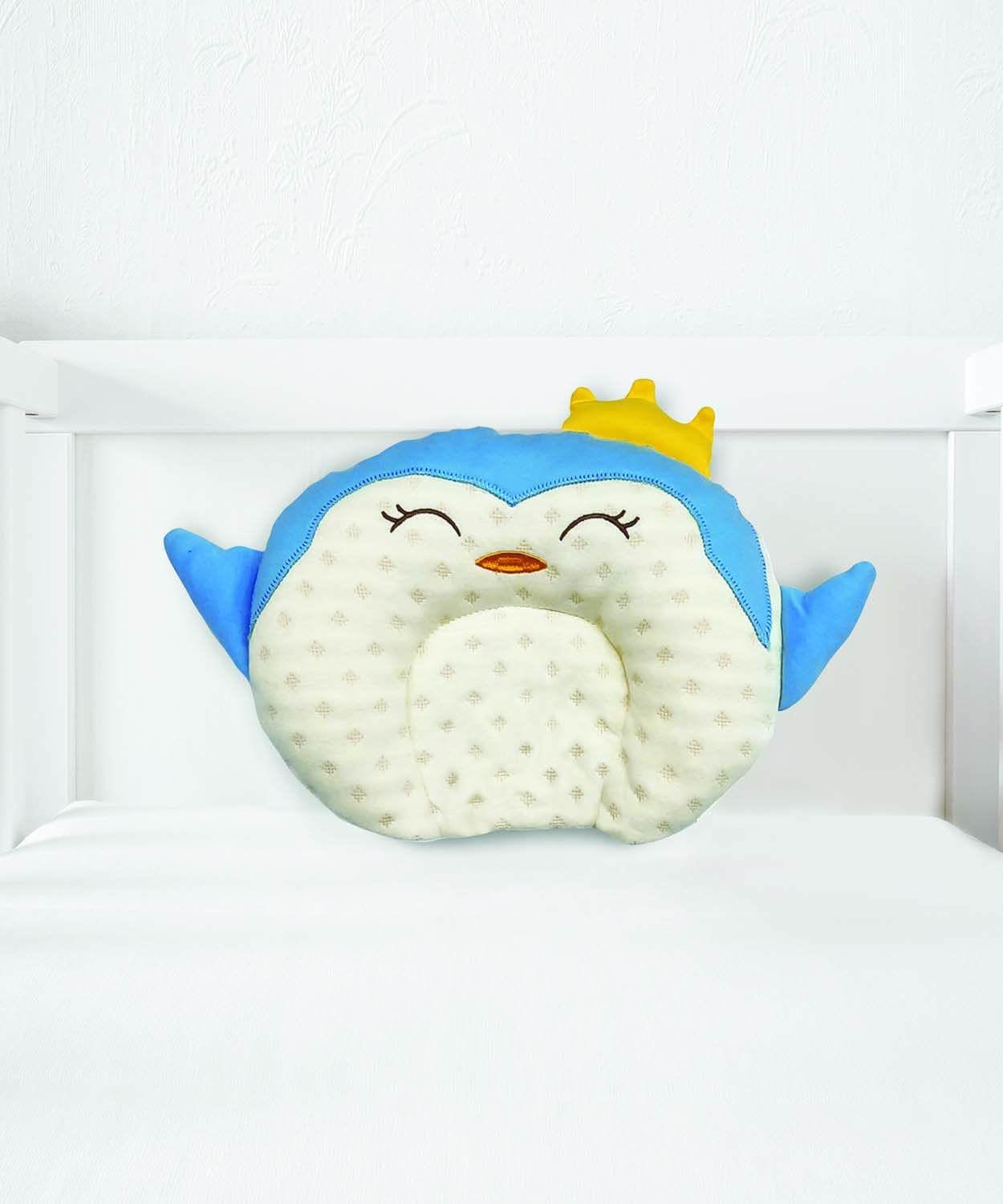 Baby Moo Animal Blue Pillow