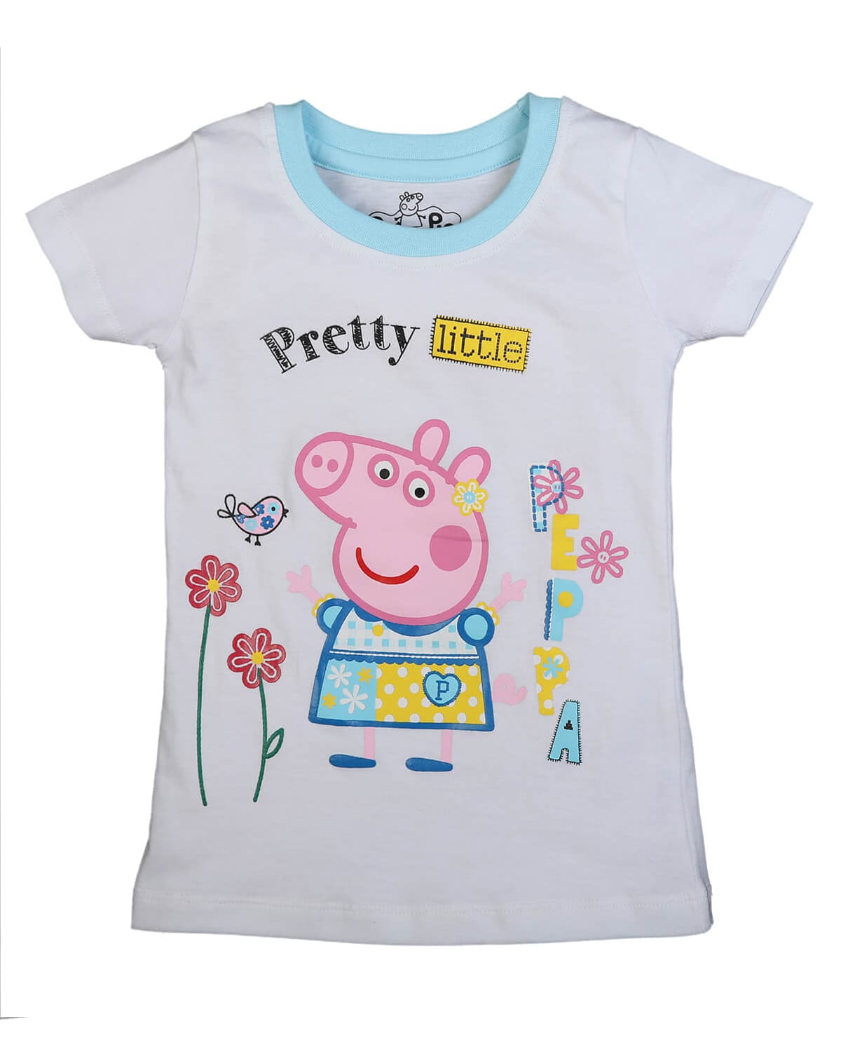 Peppa Pig T-Shirt White Hopscotch Play