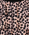 Girls Leopard Print Swim Suit Set