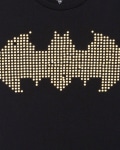 Batman Kids T-Shirt-Logo In Studs (Black)