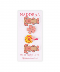 Nadoraa Mary's Little Lamb Pink Clip Set - Pack Of 4