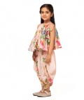 Floral Dhoti Set For Kids