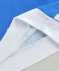 Full Sleeves  Hoodies Flower Print -Blue