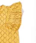 SM_Yellow Barfi Frill Dress