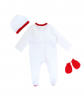 Mom Is Wow Onsie With Personalised Cap And Mittons For Girls