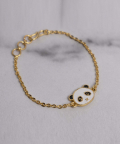 Sterling Silver Panda Chain Bracelet