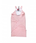 Baby Moo Everything Is Magical With A Unicorn Pink Hooded Towel