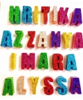 The Glitter Name Krayon Per Letter Crayons