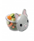 Snack Container-Bulldog & Cat-2 pack (PP base)