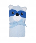 Animal Blue Hooded Towel