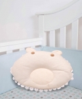 Cream Round  Pillow Set