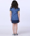 Blue Dress Top with Embroidery Geisha Doll