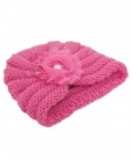 Floral Hot Pink Turban Cap