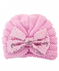 Partywear Pink Turban Cap