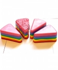 The Rainbow Cake Slice Crayons