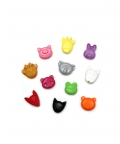 Mini Animal Heads - Set Of 11 Crayons