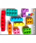 Lego Block Crayons Set Of 8