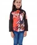 Multicolor geisha printed shirt