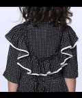 Black & White Harring Polka Dot shirt Dress
