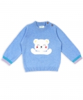 Cuddly Bear Blue Sweater