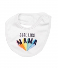 Dada And Mama Are My Heroes Blue And White 3 Pk Bibs