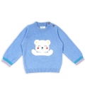Greendeer Cuddly Bear Sweater Set-Blue