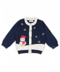 Greendeer Penguine And Reindeer Sweater Combo-Navy And Red-Set Of 2