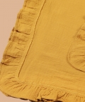 100% Crinkle Cotton Rust Swaddle Cloth