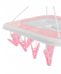 Pink Premium Square Clip Hanger