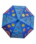 Car Blue Umbrella