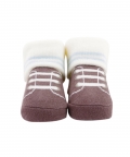 Baby Moo Striped & Elephant Multicolour 3 Pk Socks