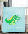 You Are Special Crocodile 1 Ply Blanket
