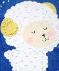 Sleepy Sheep Blue One Ply Blanket