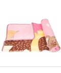Love And Cuddles Pink One Ply Blanket