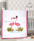Flamingoes in Love 2-Ply Blanket