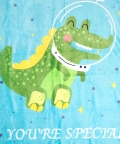 You Are Special Crocodile 2-Ply Blanket
