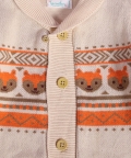 Sunny Fox 100% Cotton Jacquard Sweater